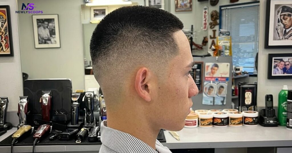 15 Guard Buzz Cut With Mid Fade