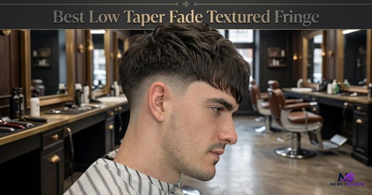 Best Low Taper Fade Textured Fringe