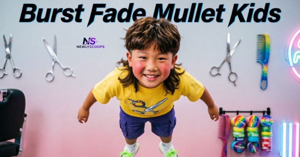 Burst Fade Mullet Kids