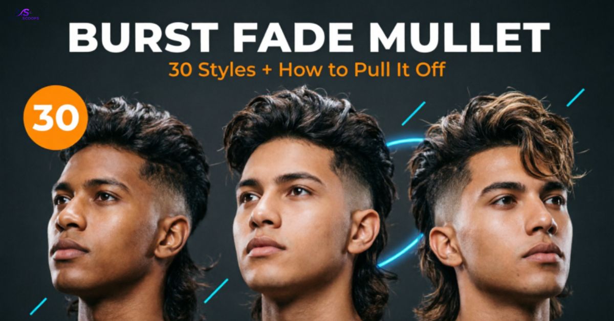 Burst Fade Mullet