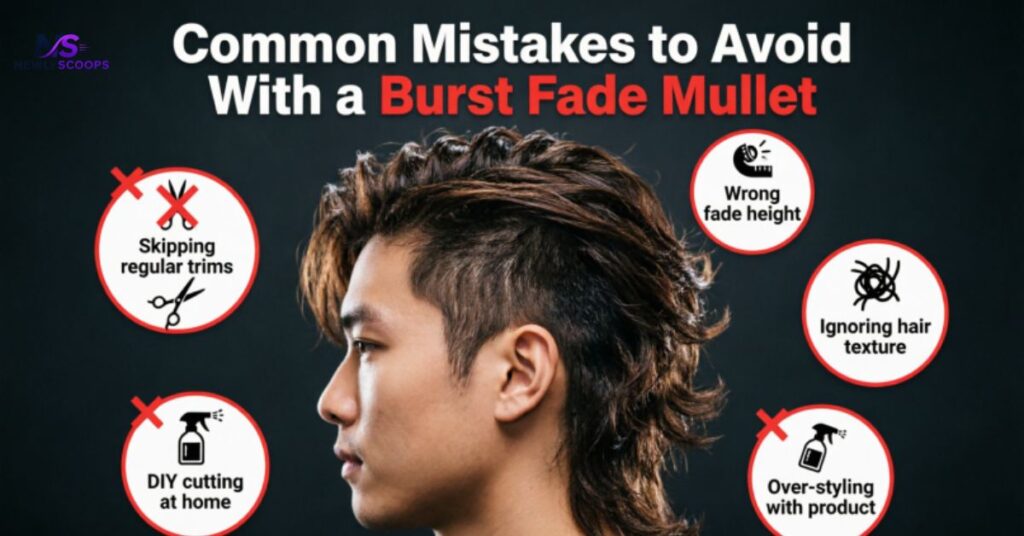 Common Mistakes to Avoid With a Burst Fade Mullet