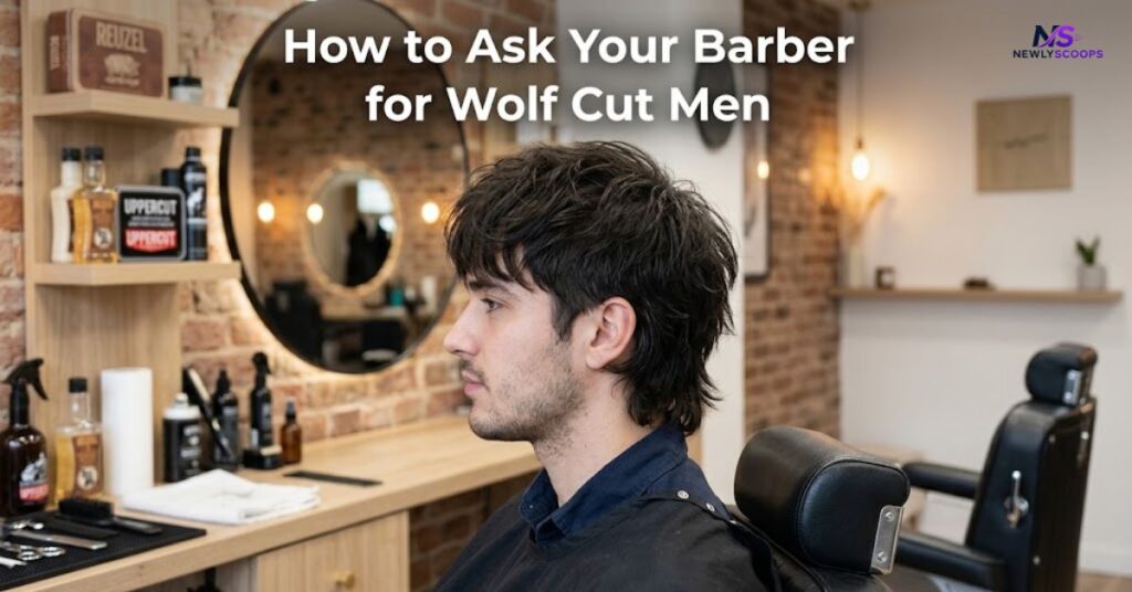 How to Ask Your Barber for Wolf Cut Men