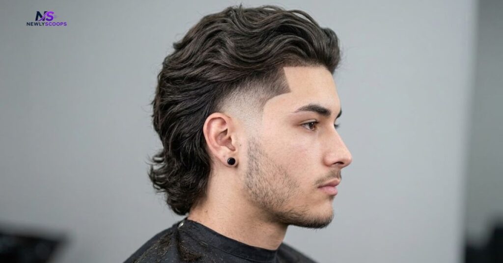 Mullet wolf cut Male
