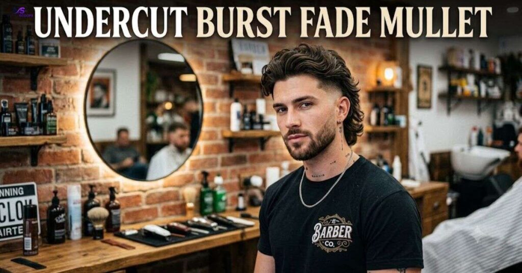 Undercut Burst Fade Mullet