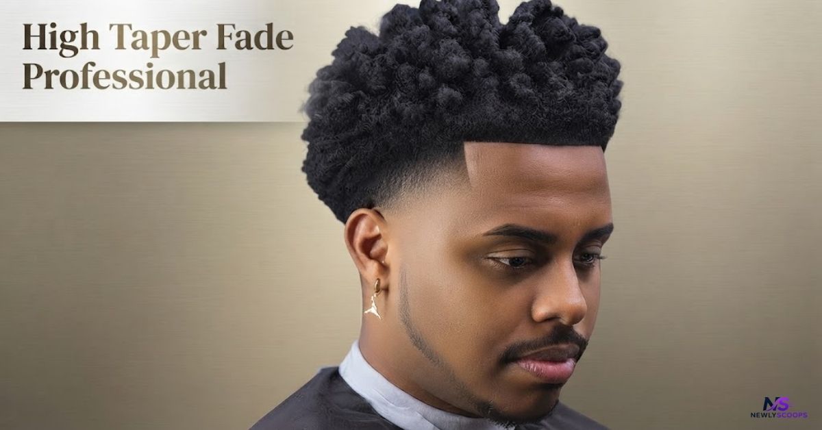 High Taper Fade Black Male