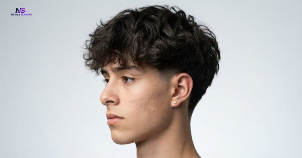 High Taper Fade Fluffy Hair