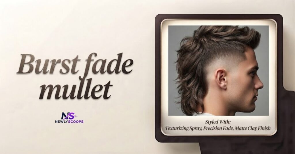 Burst fade mullet