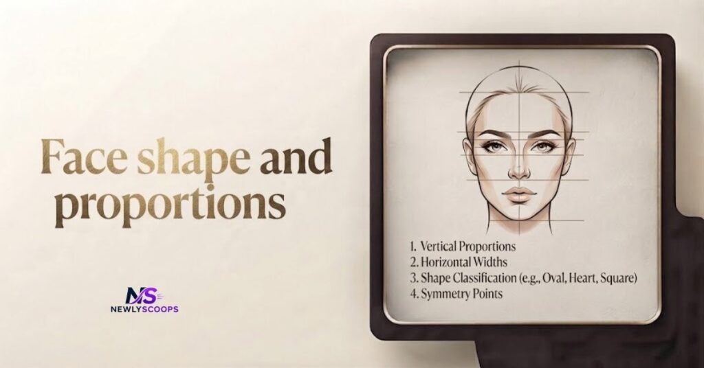 Face shape and proportions
