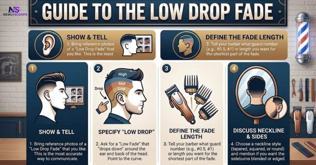 How to Ask Your Barber for a Low Drop Fade