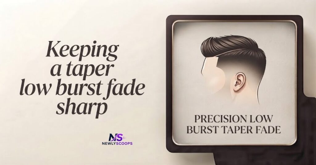 Keeping a taper low burst fade sharp