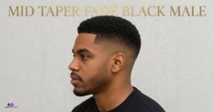 Mid Taper Fade Black Male